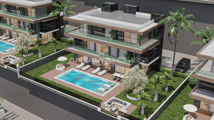 Sea-View Villas with a Private Pool in Alanya Antalya