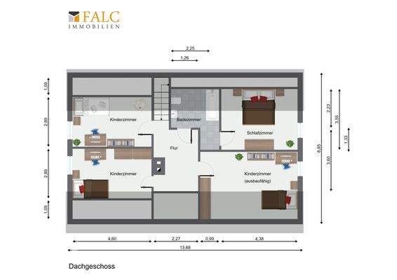 Grundriss Dachgeschoss