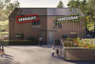 Visualisierung Zweifamilienhaus des Neubauprojekts Wohnen am Hennigbach