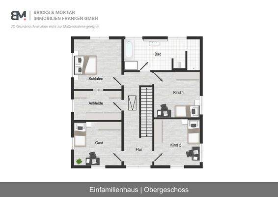 Grundriss-Animation OG