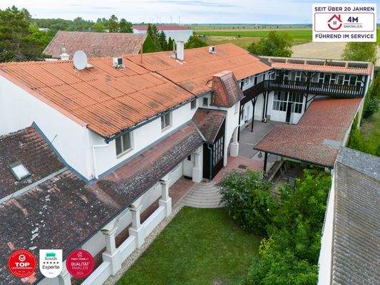 Luftaufnahme Innenhof Richtung hinaus