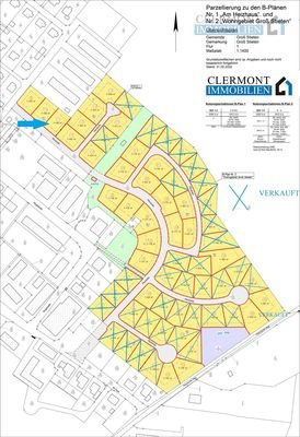 Lageplan Position Grundstück