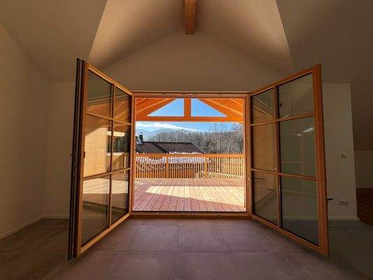 Küche Richtung Dachterrasse