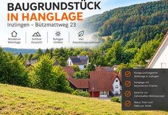 Baugrundstück in Hanglage