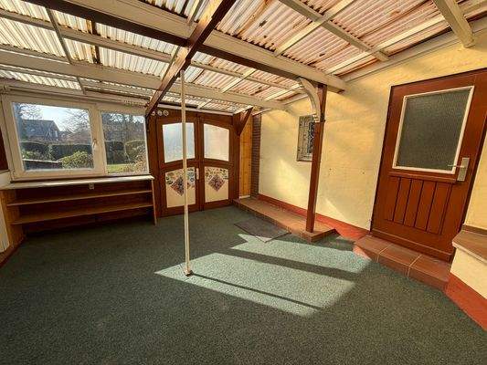 Überdachte Terrasse