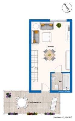 Gästehaus Obergeschoss