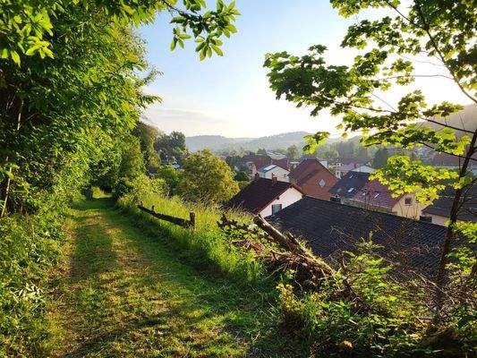 Privatweg mit Aussicht