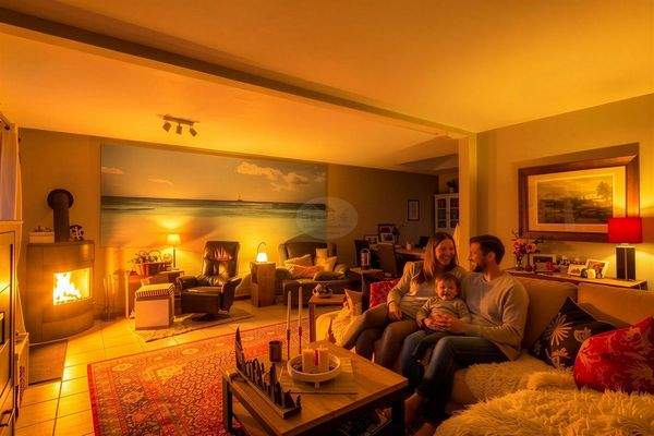 Wohnzimmer - (KI generiert)