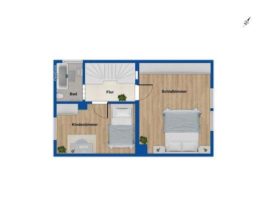 Grundriss Obergeschoss