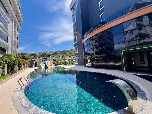 Key-Ready Flat in a Richly Featured Project in Alanya Antalya