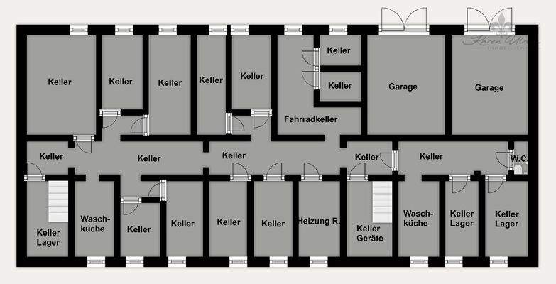 KG - Grundriss farbig