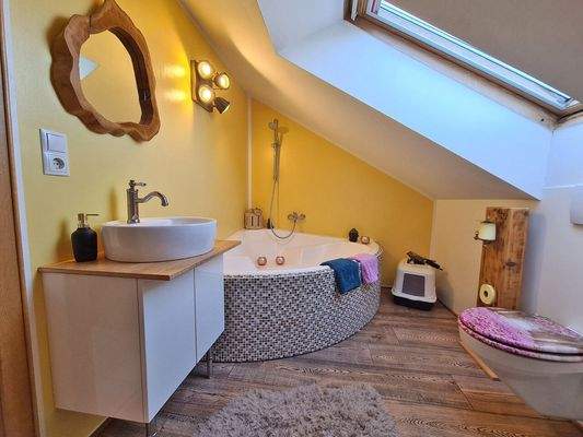 Badezimmer Dachgeschoss