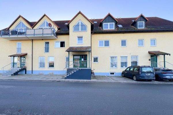 Stellplatz direkt am Eingang