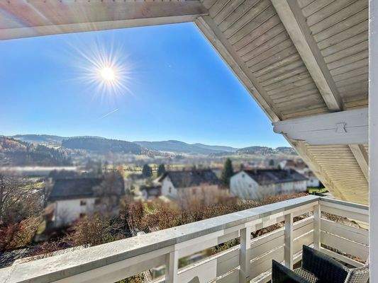 Aussicht vom Balkon DG