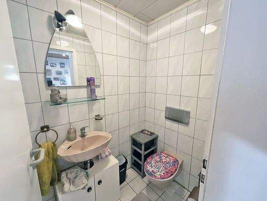 Gäste-WC im Erdgeschoss