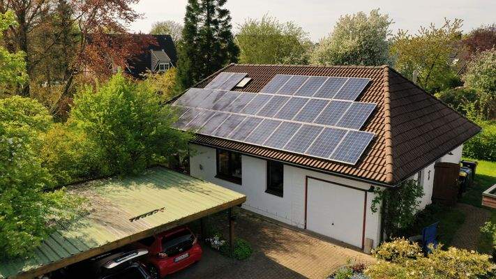 Photovoltaik Nebengebäude