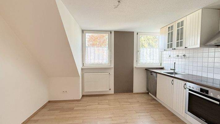 Küche mit 2 Fenstern