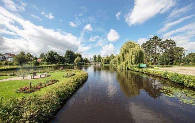 Blick auf Rosarium Uetersen