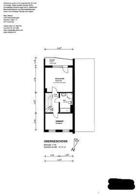 Grundriss Obergeschoss