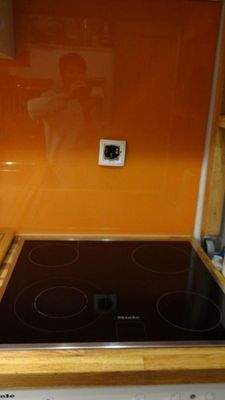 Glasfliesenspiegel Küche