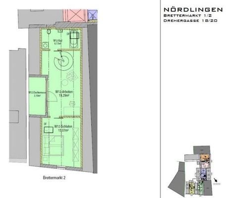 2. Grundriss - DG (2. Etage der Wohnung)