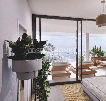 Flats with Gardens or Roof Terraces in Mar de Cristal
