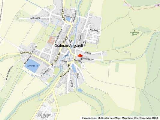 Geolyzer Kartenausschnitt