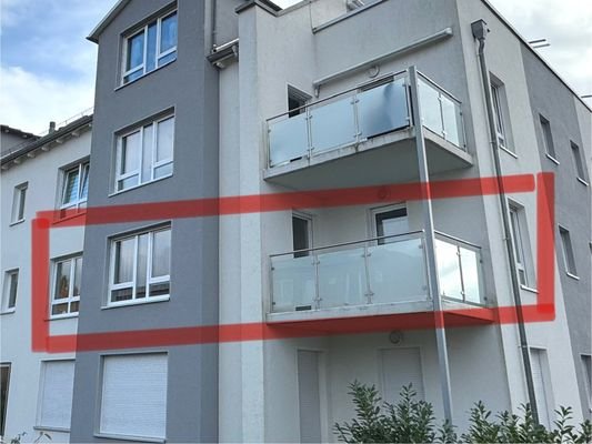 Wohnung mit Balkon