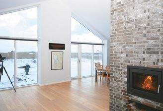 Wohnen mit Kathedralendecke