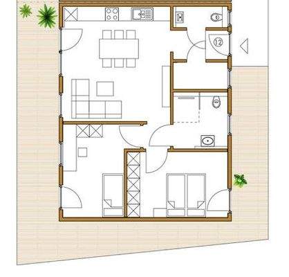 Grundriss Wohnung Nr. 12