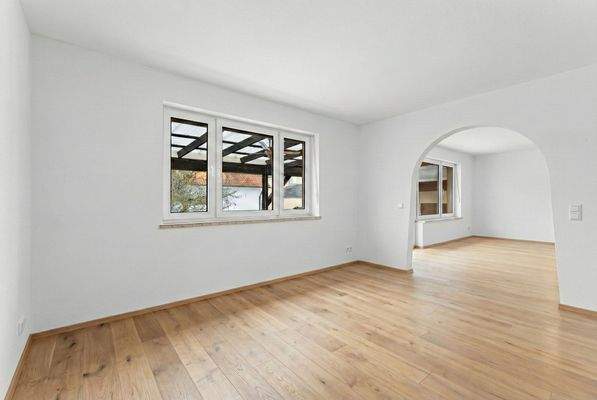 Renovierungsbeispiel - Wohn- und Essbereich