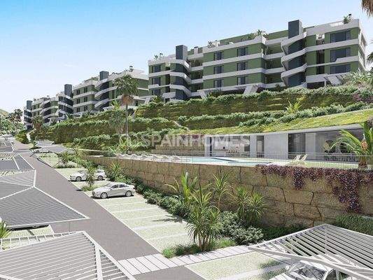 Golf Front Sea View Apartments with Large Terraces in Mijas