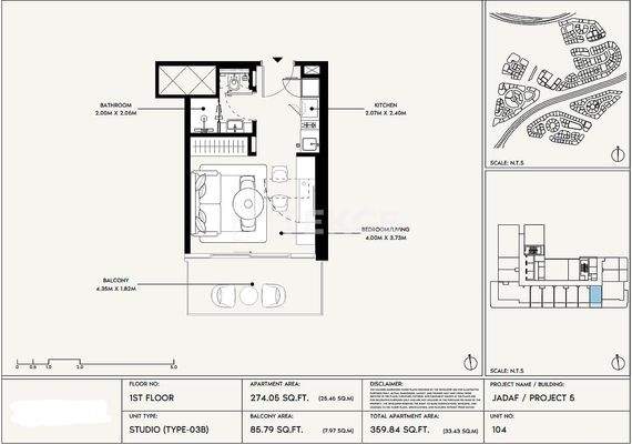 Modern Apartments with Premium Amenities in Al Jaddaf Dubai