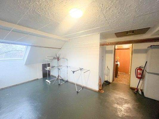 Dachboden Trockenraum