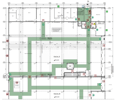 Grundriss Erdgeschoss Halle 9