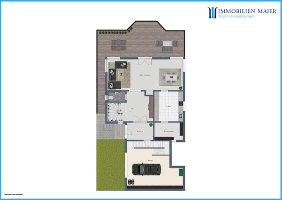 Erdgeschoss (nicht Maßstabsgetreu)