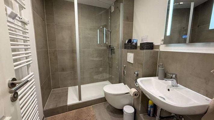 Innenliegendes Duschbad