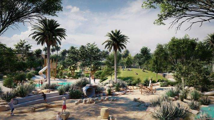 Spielplatz und Parkanlage