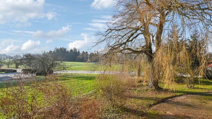 Blick vom Balkon