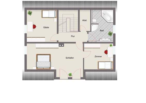 Grundriss Obergeschoss