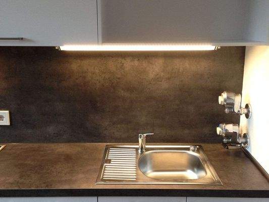 Spülbecken mit Belichtung