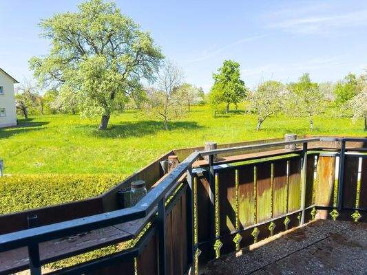 Ausblick vom Balkon DG