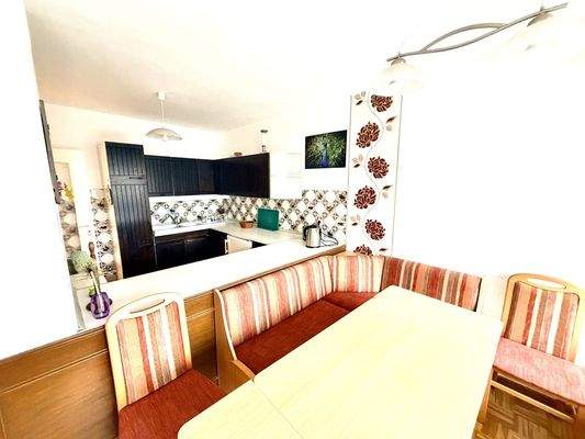 Blick in die offene Küche