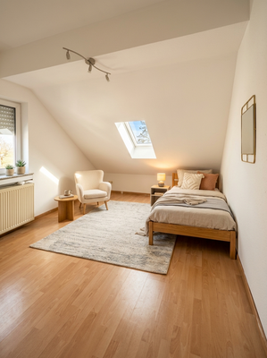 Schlafzimmer 2 der Wohnung Nr. 1