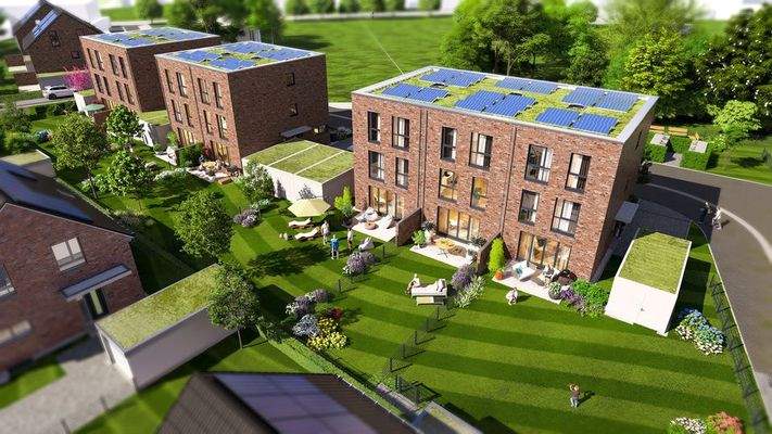 Essen - Ringstr 2.BA - 24-30 Gesamtperspektive Garten