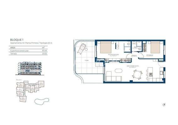 Golf Flats with Shared Pool and Garden in Murcia