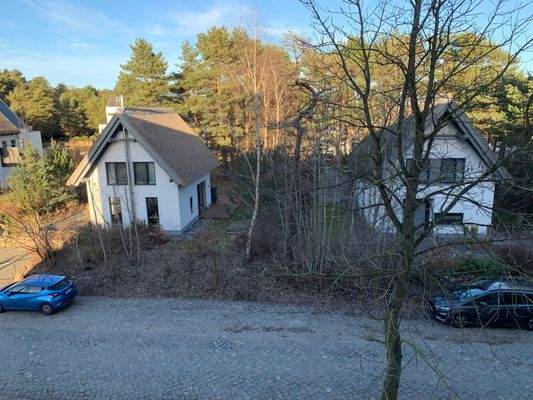 Blick aus dem Schlafzimmer 