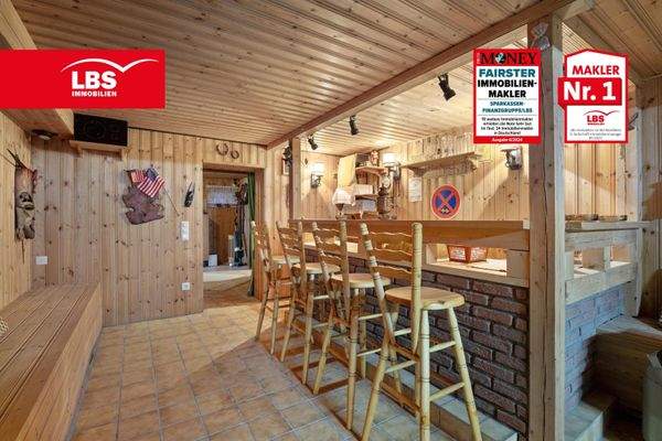 Kellerbar kann als Küche umgestaltet werden