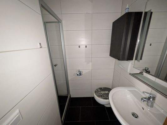 Gäste-WC mit Dusche