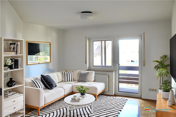 Wohnzimmer EG - virtually staged